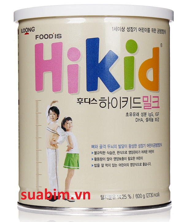 SỮA HIKID Hàn Quốc phát triển cân nặng chiều cao bé khỏe mẹ yên tâm4